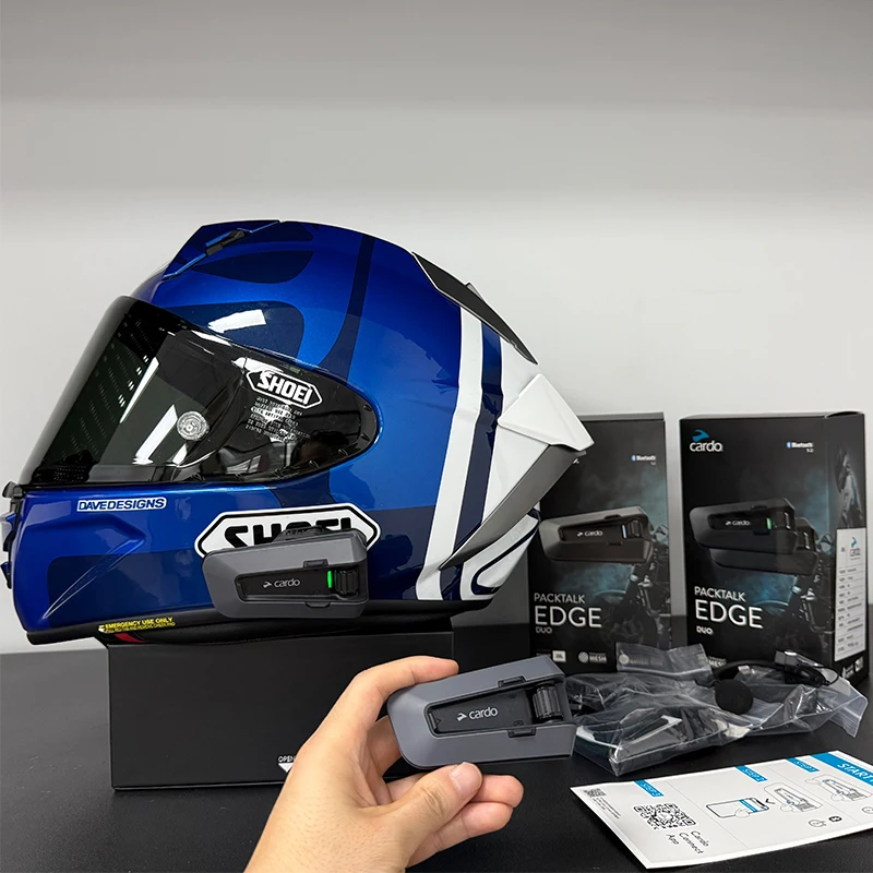 

Cardo Helmet Headset Cycling Full Half Motorcycle Helmet Headphones Magnetic Base DMC with APP PACKTALK DUO PT200101