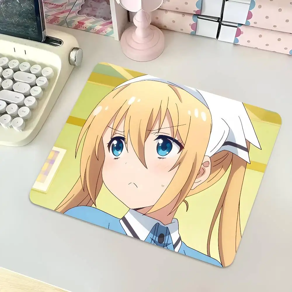 1pc Kaho Hinata Anime Characters Small Mousepad Keyboard Pad Laptop Cushion Non-slip Deskpad