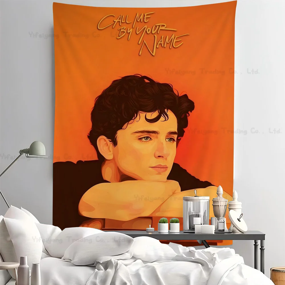 Call Me By Your Name Cartoon Tapestry Art Science Fiction Room Home Decor Wall Hanging Home Decor