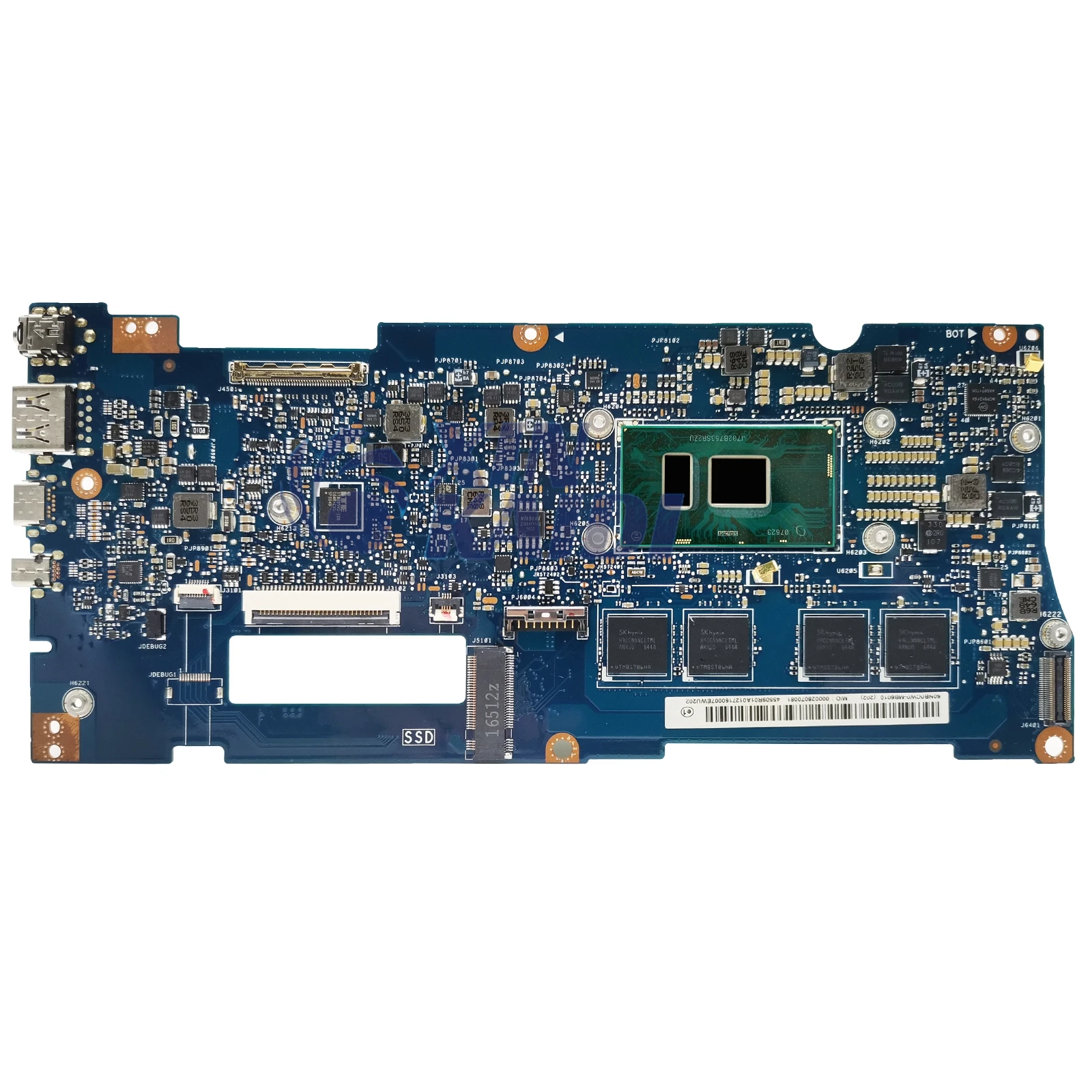 Imagem -06 - Placa-mãe para Asus Zenbook Ux330ua Ux330uar U3000u i3 i5 i7 6th 7th 8th Gen 4gb 8gb Ram 100 Testado