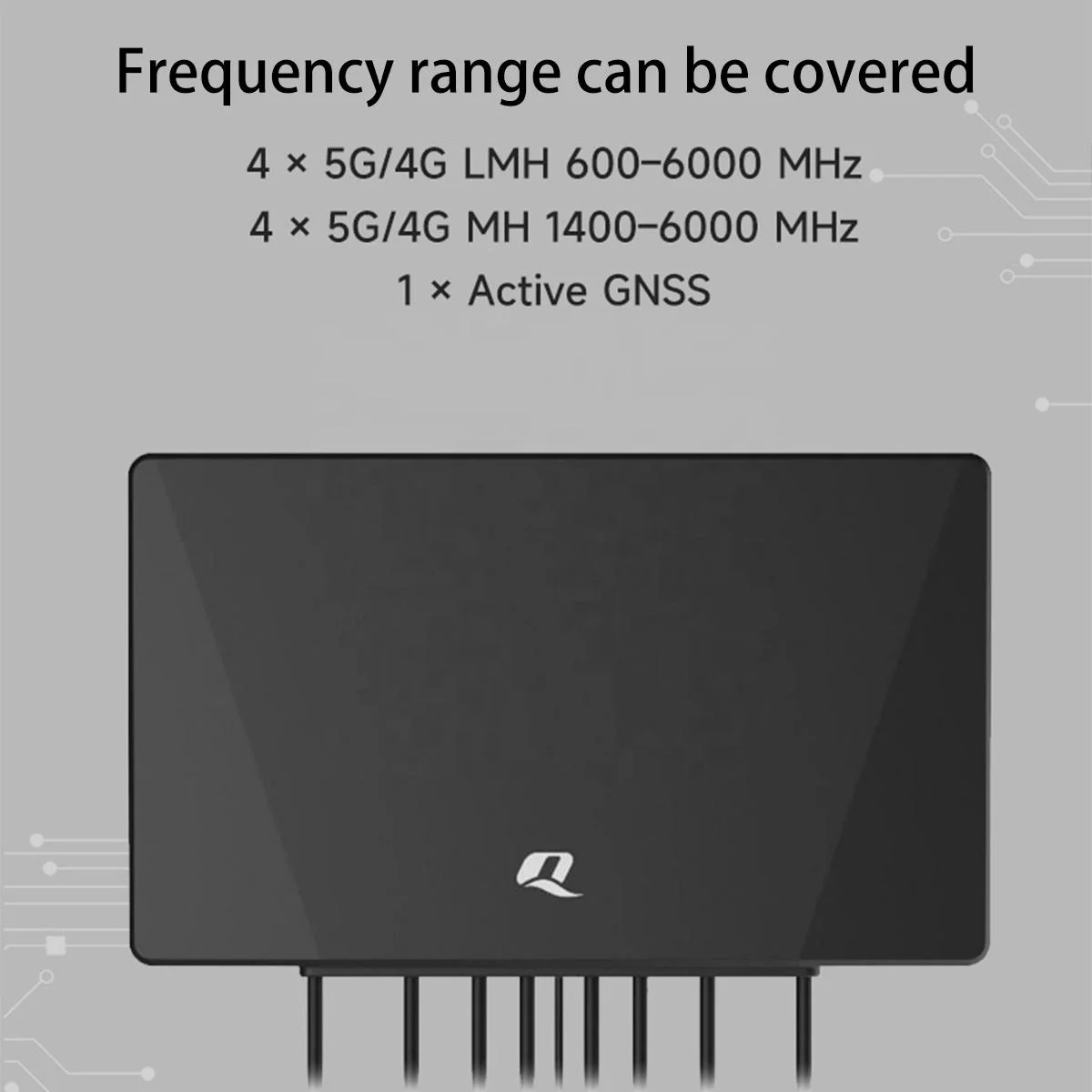 YEMA013AA Multi-band High Gain 5G/GPS Positioning 9-in-1 Combination Antenna 5G LMHs/MHs GNSS Cable