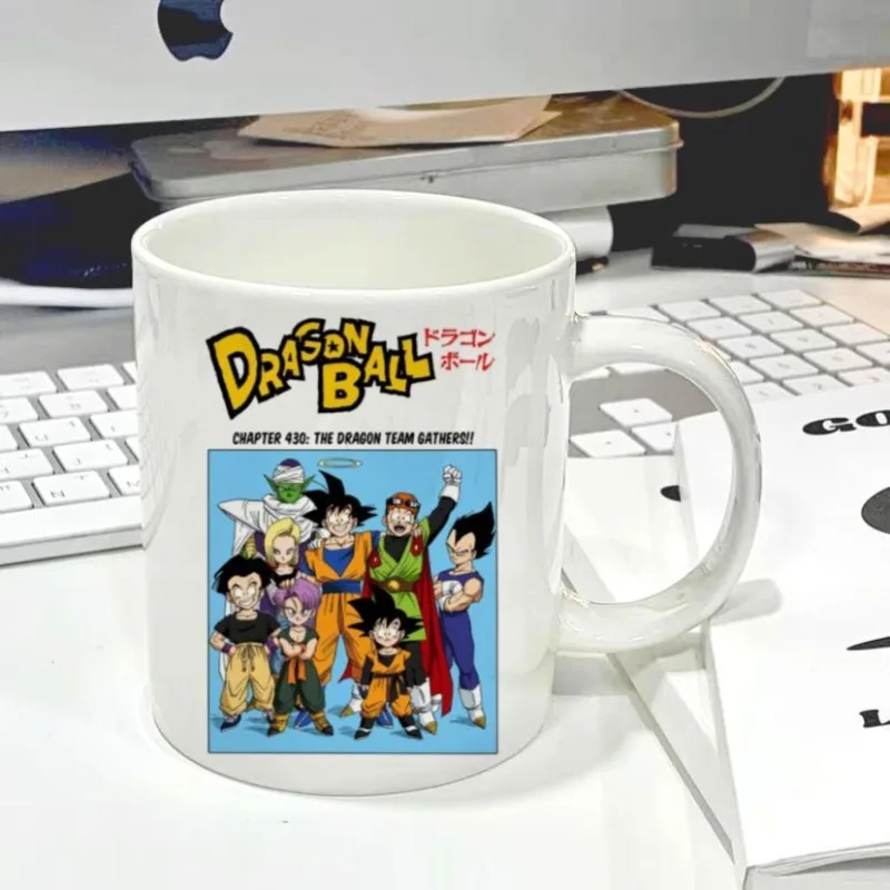 Dragon Ball Animation Peripheral Cartoon Kakarot Sora Saiyan Son Goku Mug Ceramic Water Cup Coffee Cup Christmas Gift Wholesale