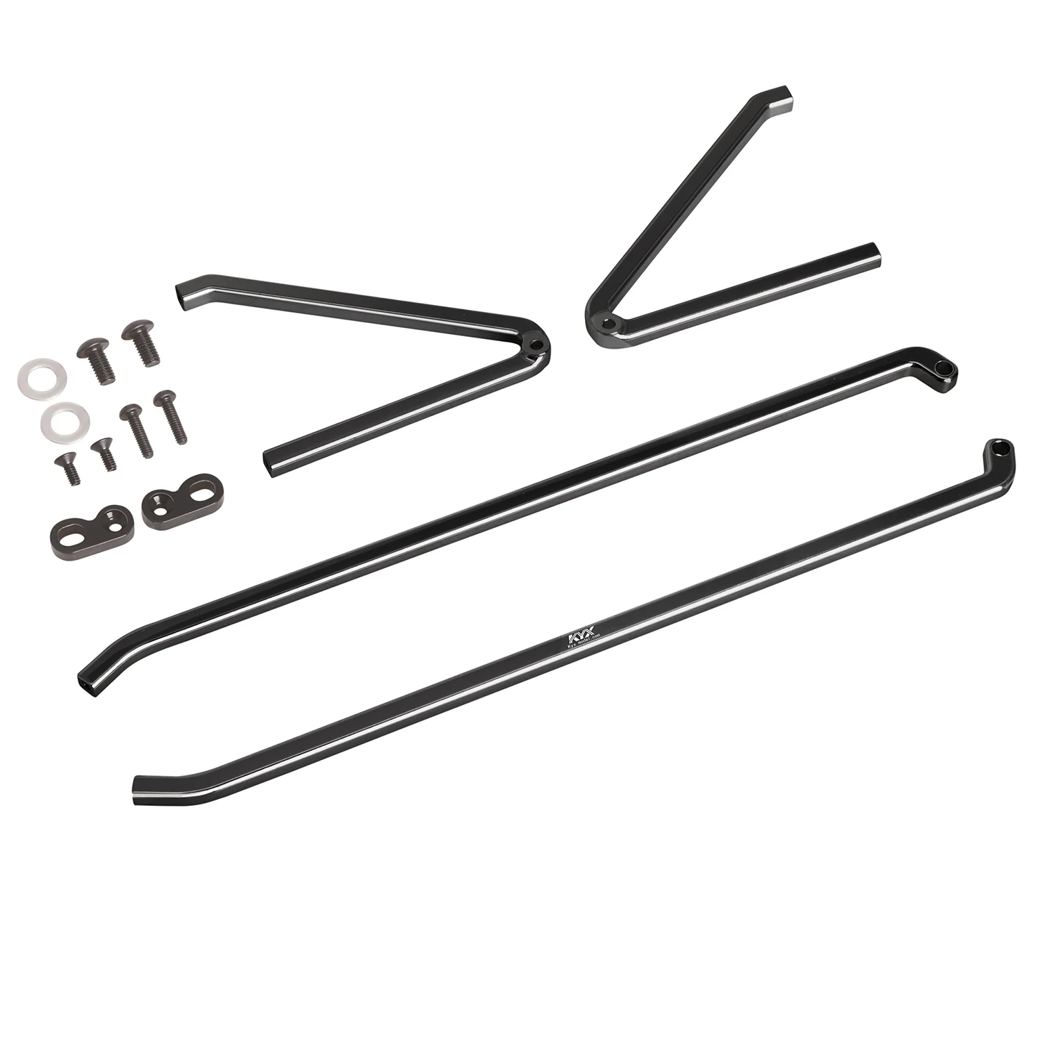 

KYX Racing защита шасси из нержавеющей стали, обновленные детали, аксессуары для радиоуправляемого автомобиля 1/10 Tamiya Hornet EVO