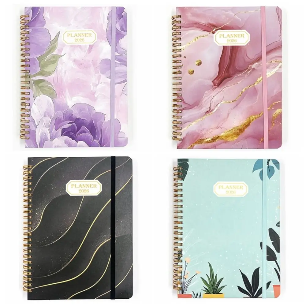 

High Quality A5 2026 Planner Jan.2026 - Dec.2026 Weekly and Monthly Calendar 2026 Agenda Monthly Tabs Academic Planner