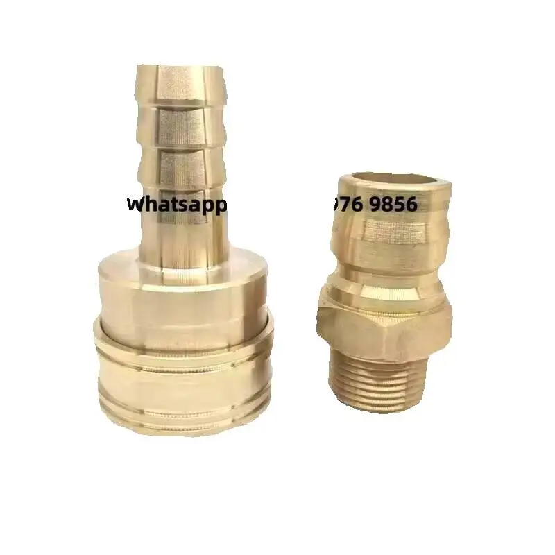 Nitto Mold Quick Connector Water Fitting NITTO Brass Barb Straight Without Valve Hose 8Tsh 8Tpm