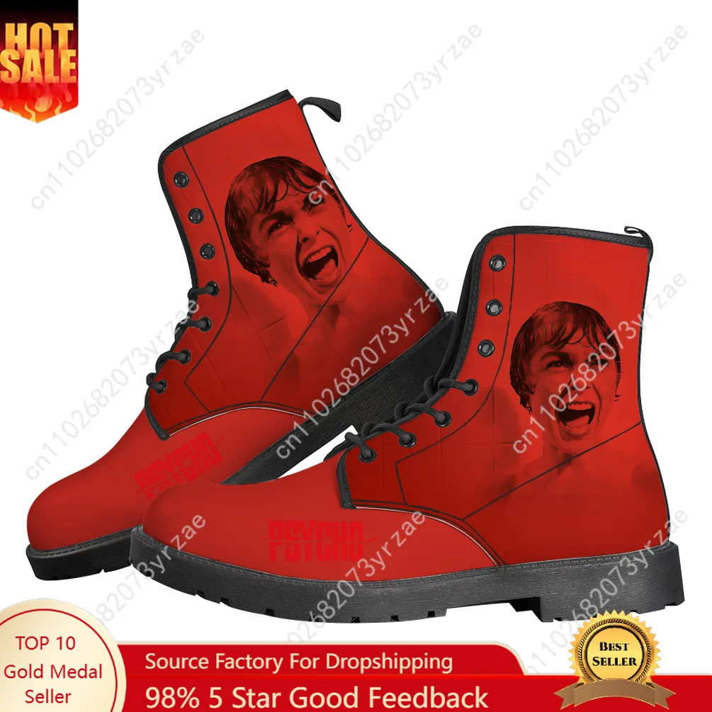 

Psycho Boot Mens Womens Teenager Casual Boot Outdoor High Quality Personalized Casual Lightweight Pattern Custom Made Shoes