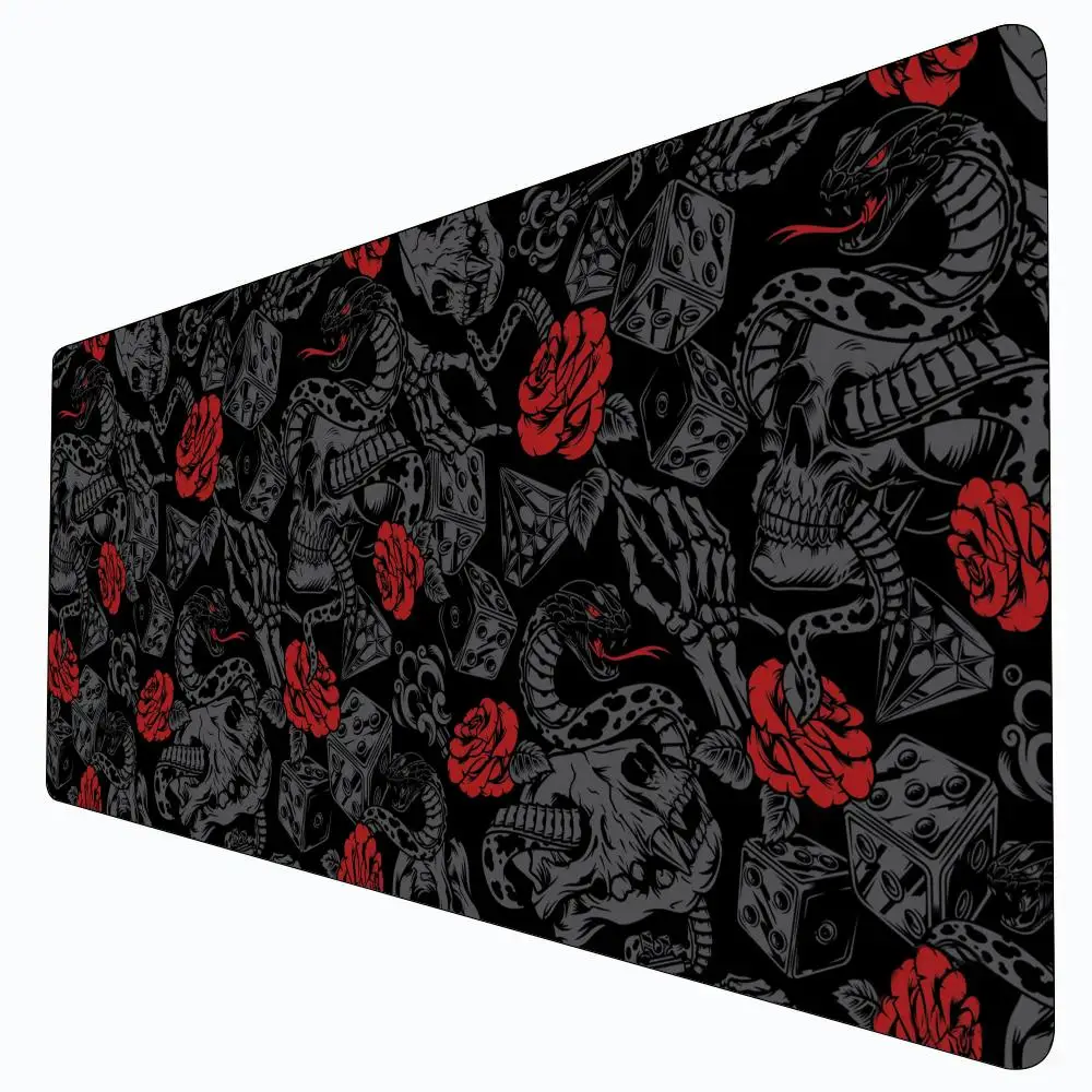 

Коврик для мыши с розовым цветочным принтом, большой коврик для компьютерного офиса, игрового стола, XXL, резиновый противоскользящий коврик для игровой клавиатуры, длинные настольные коврики 30*80 см