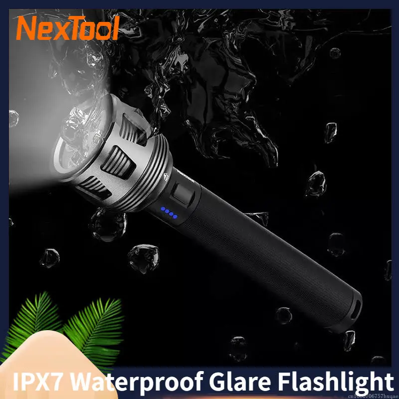 

Xiaomi Nextool 10000mAh Rechargeable Flashlight 3600lm 450m 5 Modes IPX7 Waterproof LED light Type-C Seaching Torch for Camping