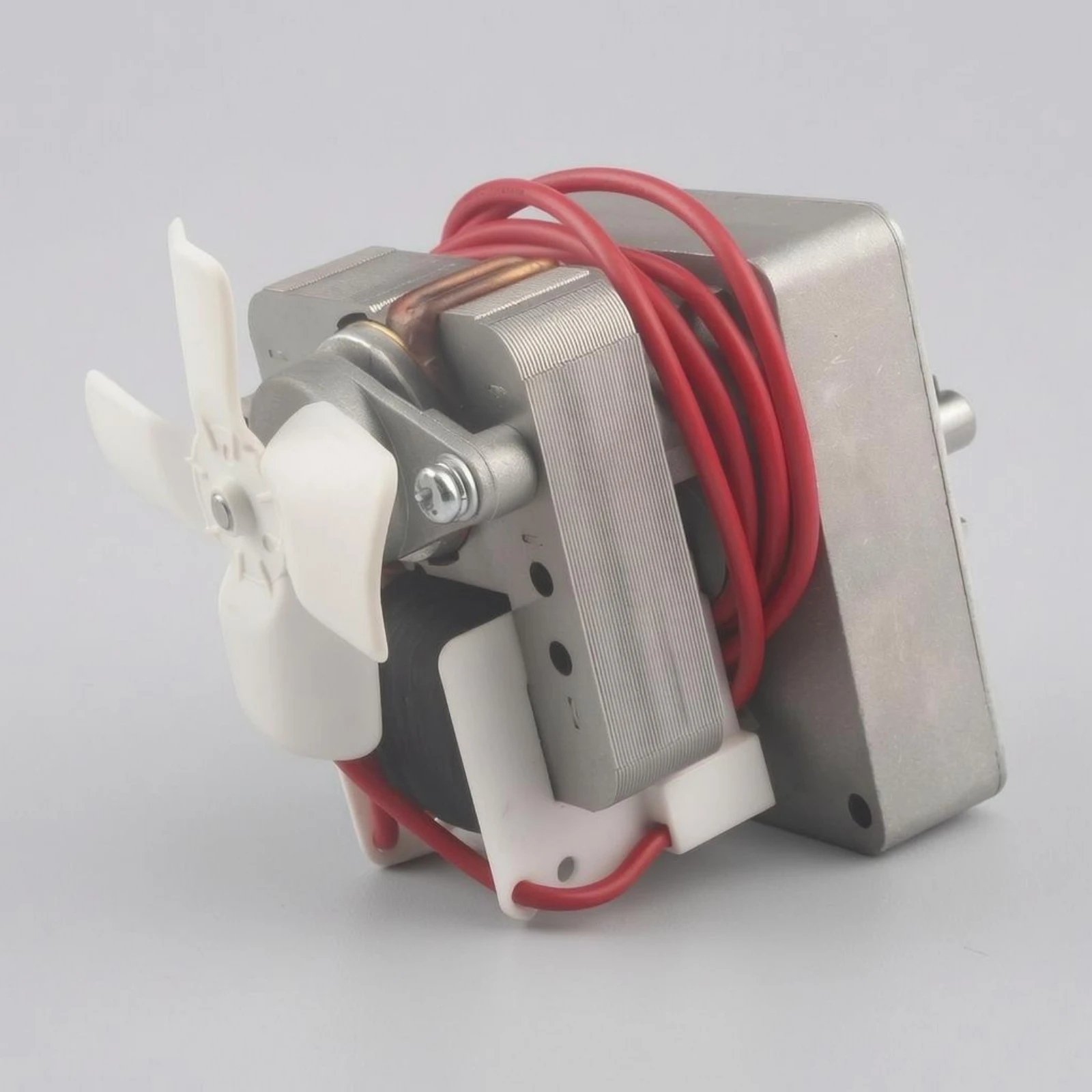 Replacement Gear Motor Assembly 120V Replacement Gear Motor Electric Gearbox White Fan Appliance Part Red Wiring