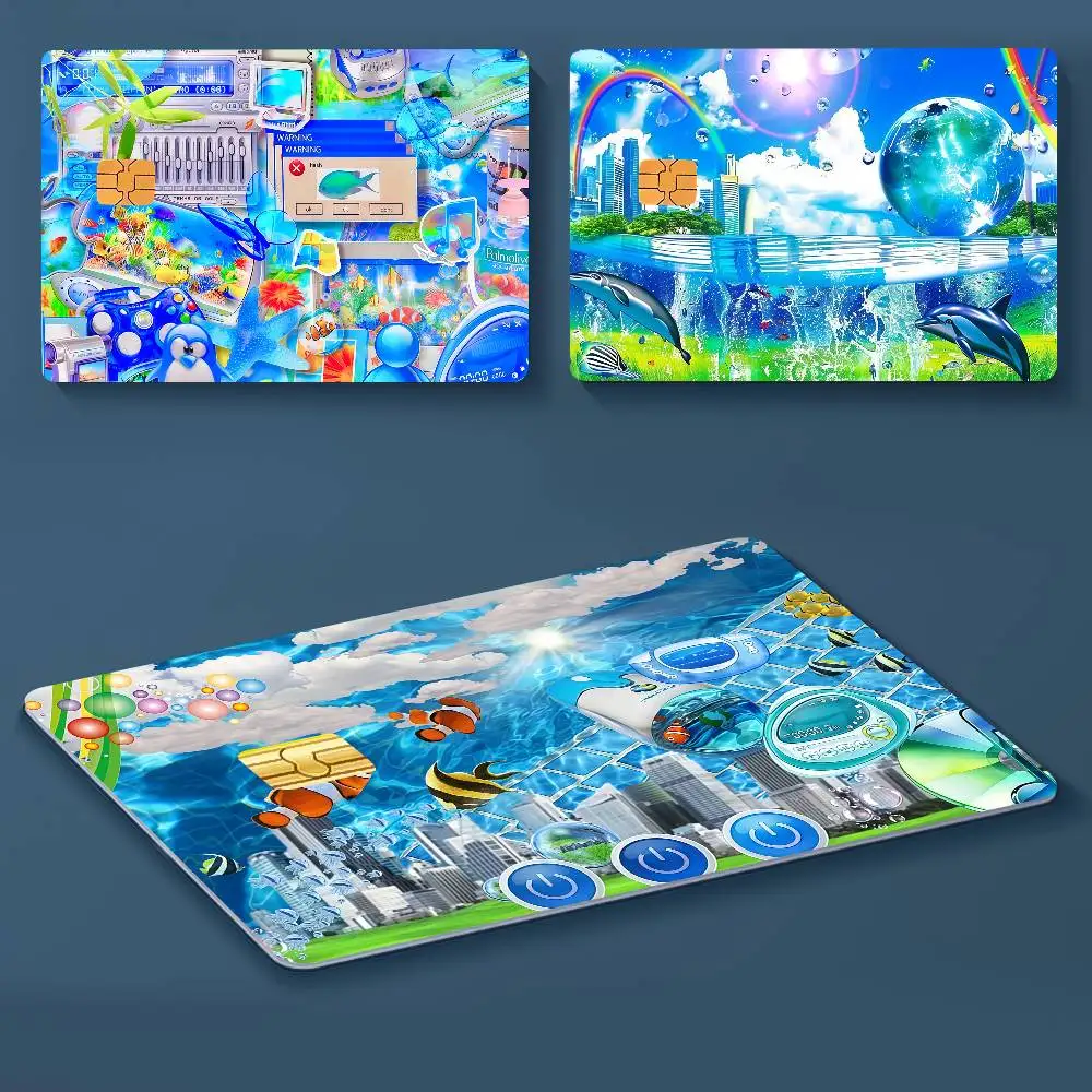 Art Frutiger Aero Fashion Perfect Gift Ide merch  layout  Cover Credit Card Stickers   Distinctive design