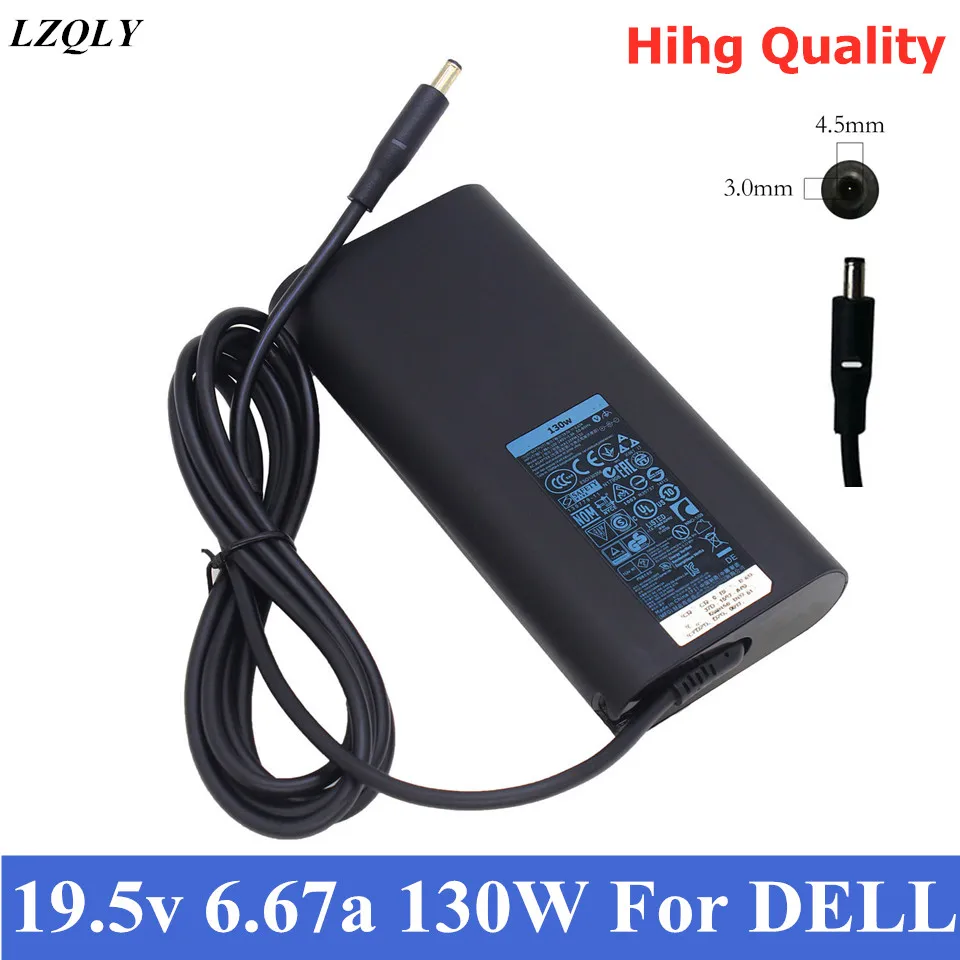 

Original 130W 19.5V 6.67A 4.5*3.0mm AC Laptop Adapter Charger for Dell PRECISION M3800 XPS 15 9530 9550 9560 DA130PM130 06TTY6