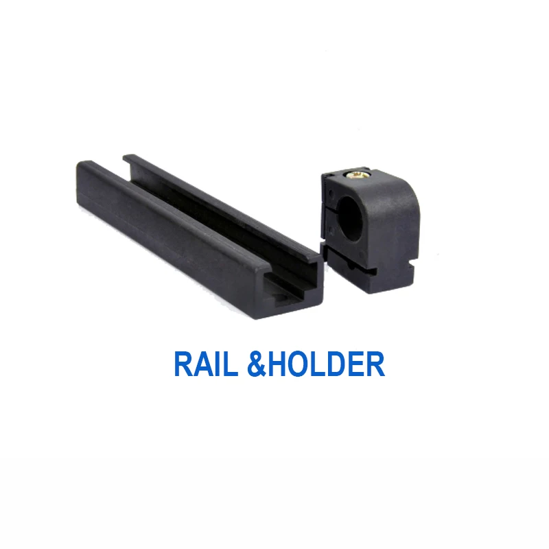 Elevator leveling switch reed sensor installation and fixing magnetic strip of bracket and guide rail holder