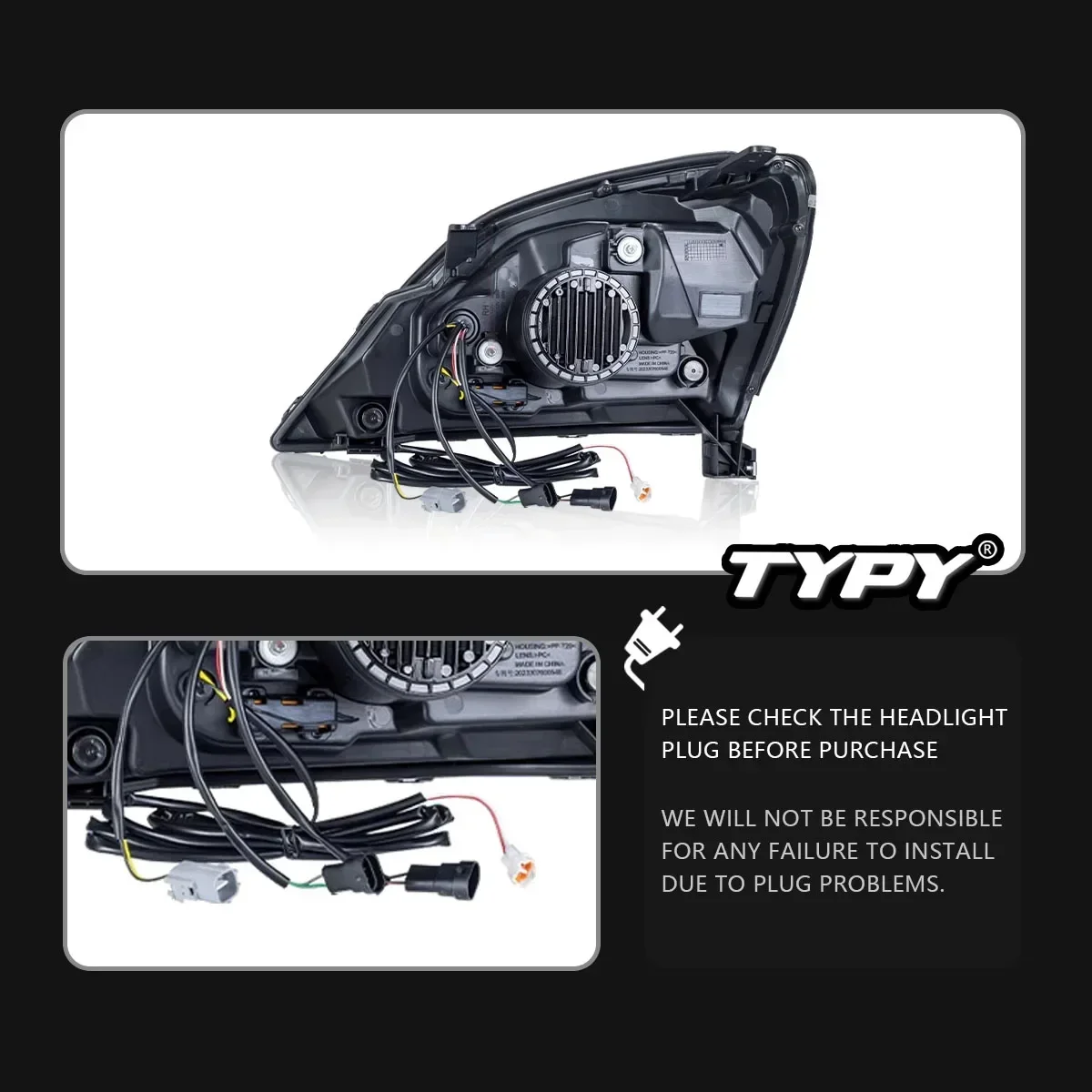 レクサスGX470用カーライト ヘッドライトLEDプロジェクターヘッドランプ デイタイムランニングライト 自動車アクセサリー 2003-2009