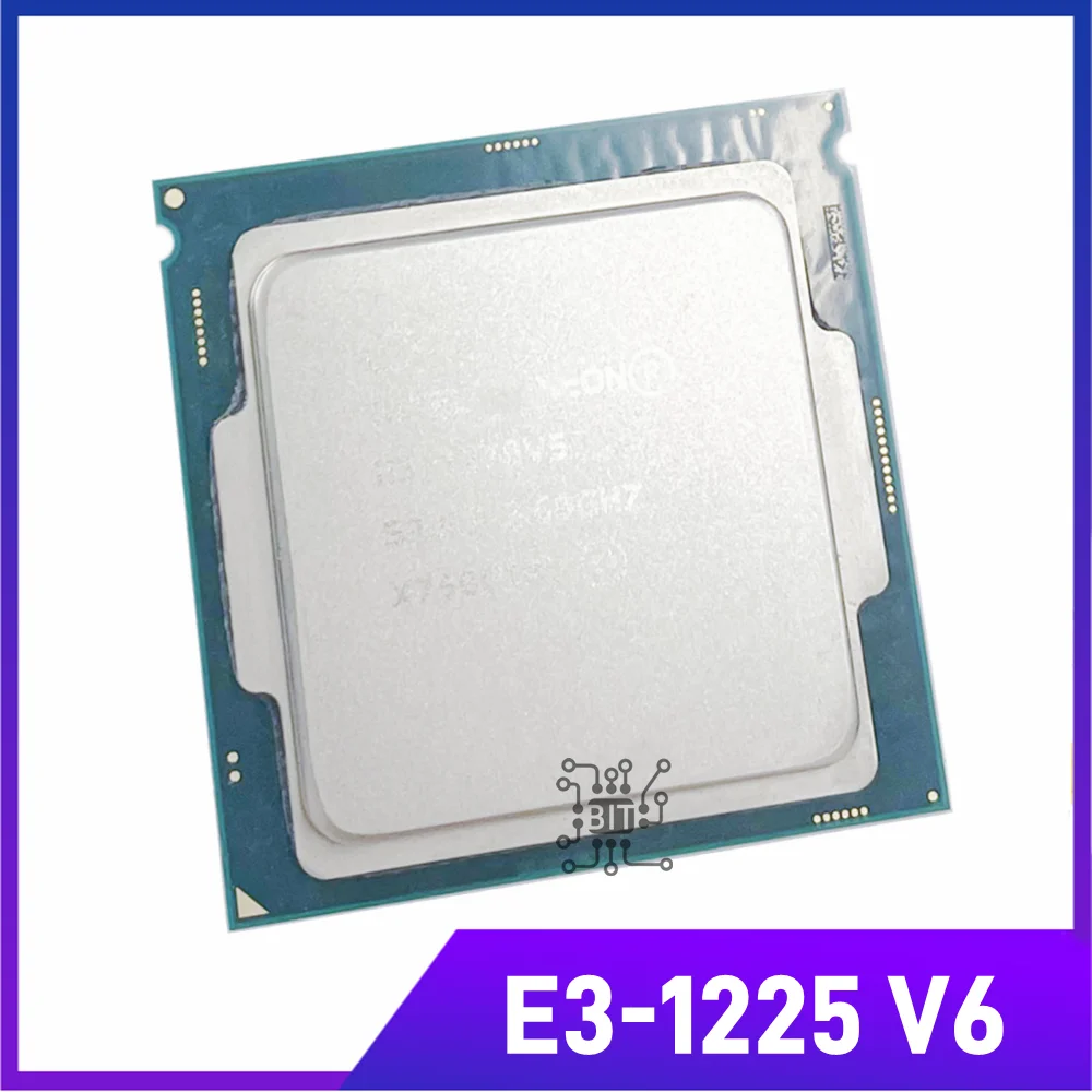 

Процессор Xeon E3-1225V 6, 3,30 ГГц, 8 Мб, 73 Вт, LGA1151, E3-1225 V6, четырехъядерный процессор E3 1225 V6, E3 1225V6