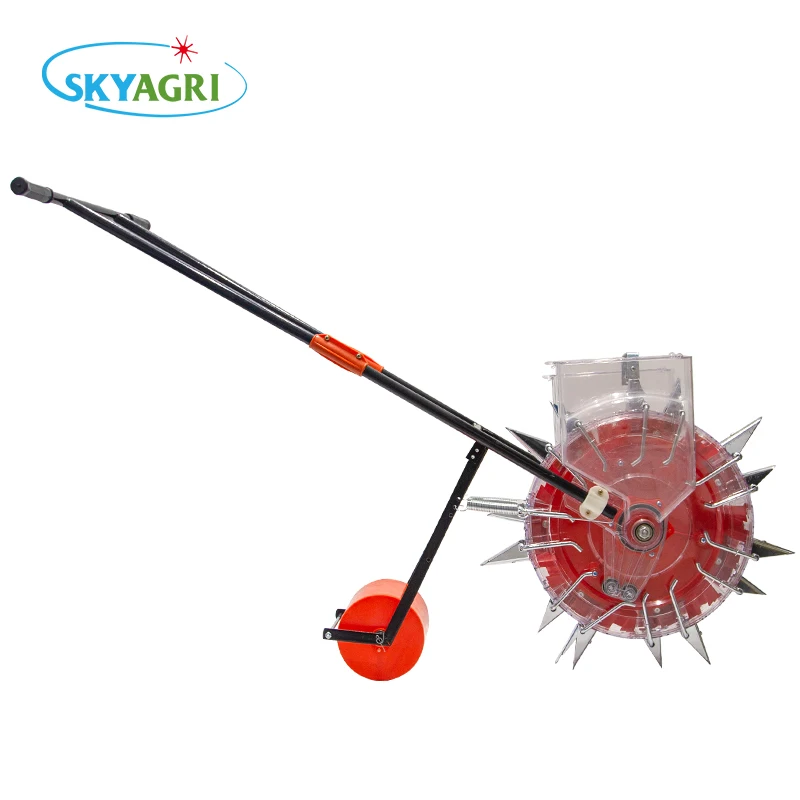 2025Nuova seminatrice e trapiantatrice per fioriera di mais Macchina seminatrice a spinta manuale multi-raccolta