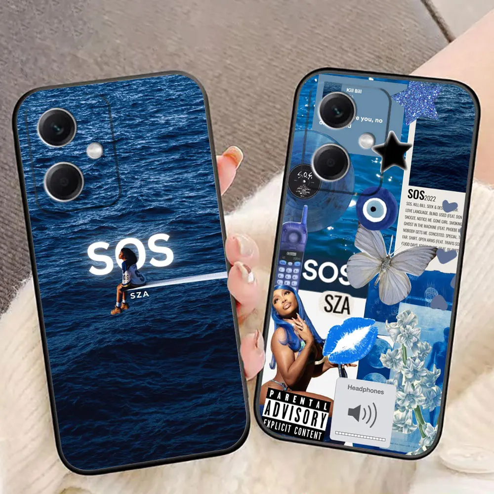 Singer Stunning SZA SOS Phone Case For Xiaomi Redmi A1 A2 A3 8 8A 9 9A 9C 10 9T 10C 12 12C 13 13C 14C 15 15C K30 K40 K60 Cover