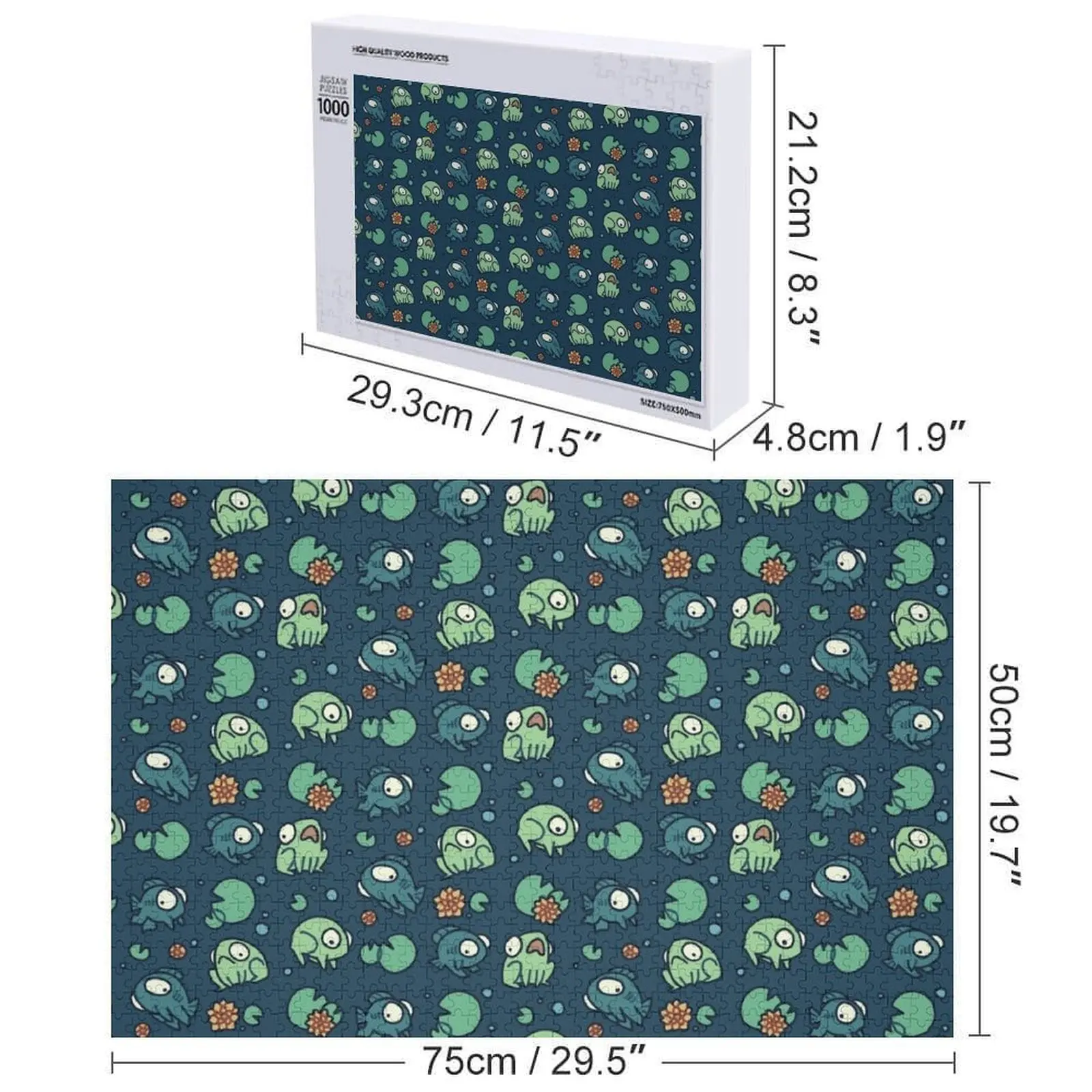 Quebra-cabeça amigável Fr?g com foto personalizada brinquedos personalizados de animais para crianças quebra-cabeça