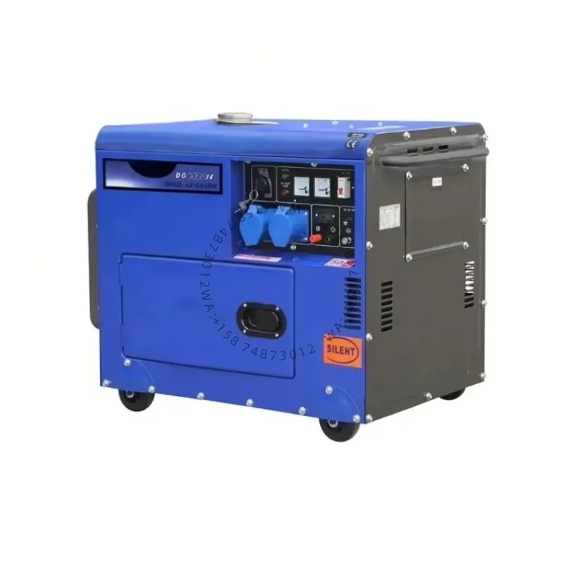NEW Product 110V 220V 50HZ 60HZ AC 5kW 10kW 12kW Cheap Small Portable Generator Soundproof Electric Silent Die sel Generator