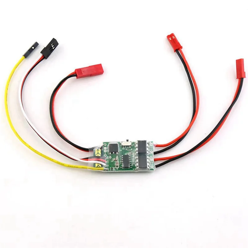 Two-Way Bidirectional 5A ESC Brushed Speed Controller Dual Way ESC 2S-3S Lipo for RC Model Car Boat Tank Spare Parts