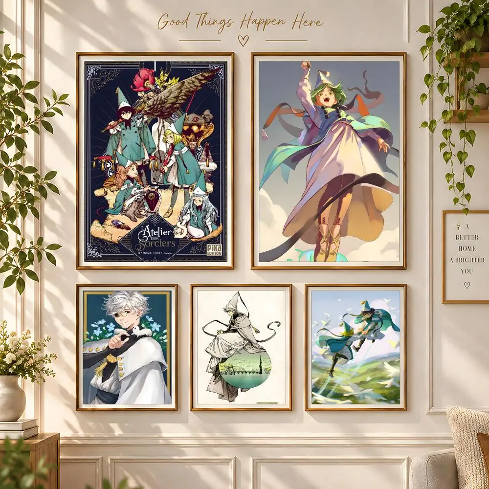 Whimsical Manga T-Tongari Boshi no Atelier Poster Interior Wall Prints in High Definition for Household Decor & Festive Presents