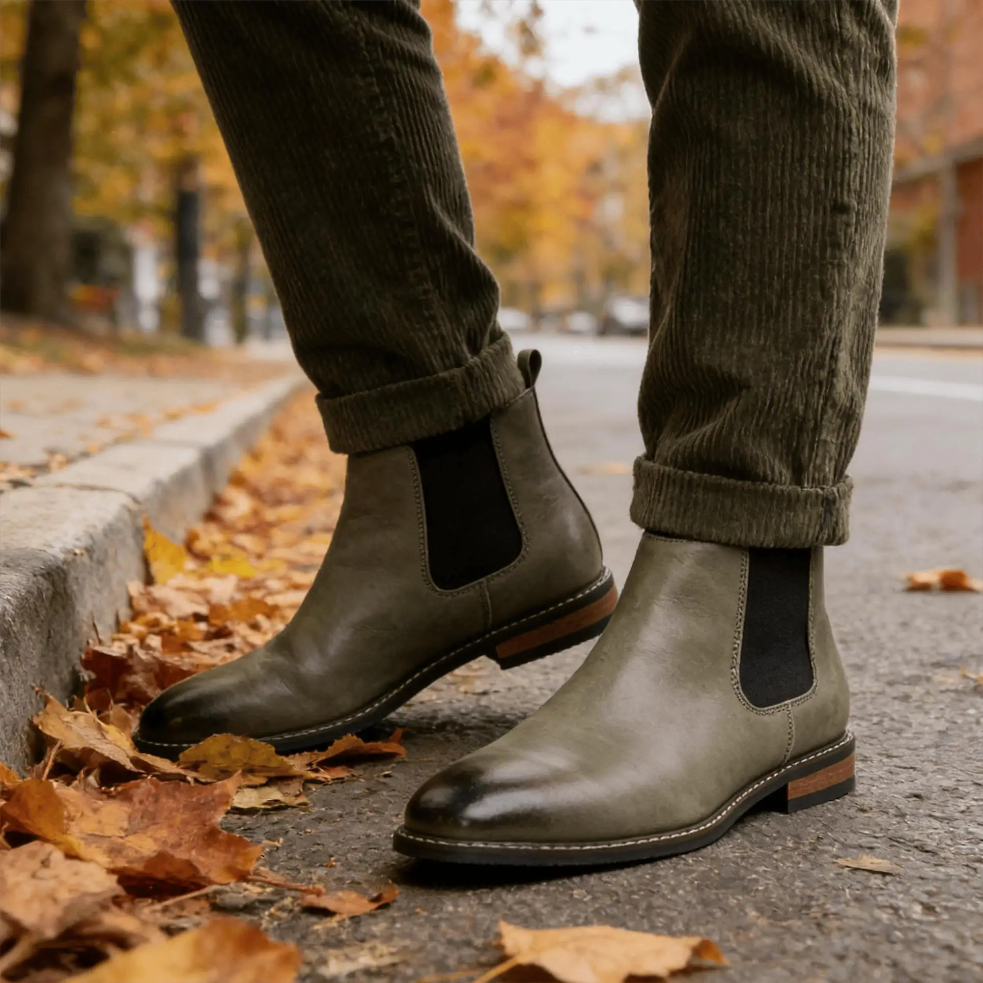 

Мужские ботинки 2026: Модные, удобные, повседневные челси-ботинки от бренда