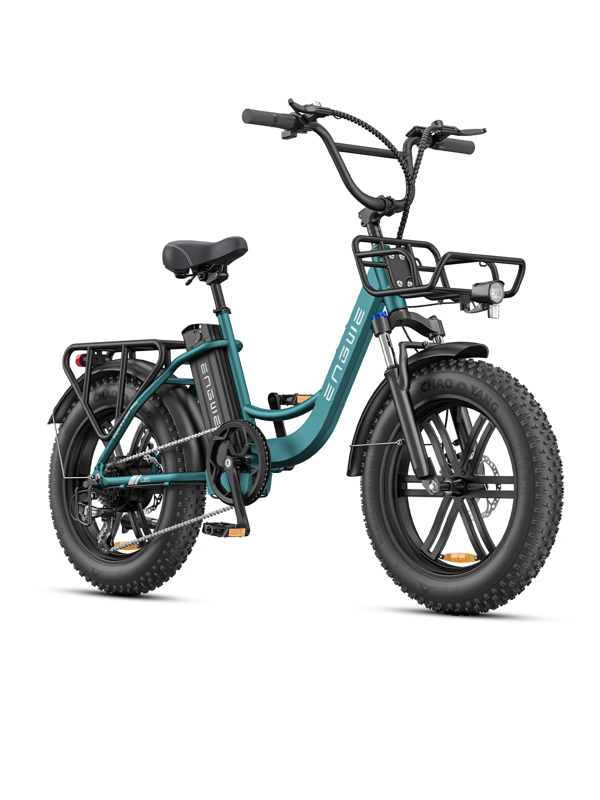 AliExpress NONE ENGWE L20 BOOST Adult Foldable Electric Bikefat 250W motor 48V 13AH battery E-bike  20* 4-inch fat tire E-Mountain bike