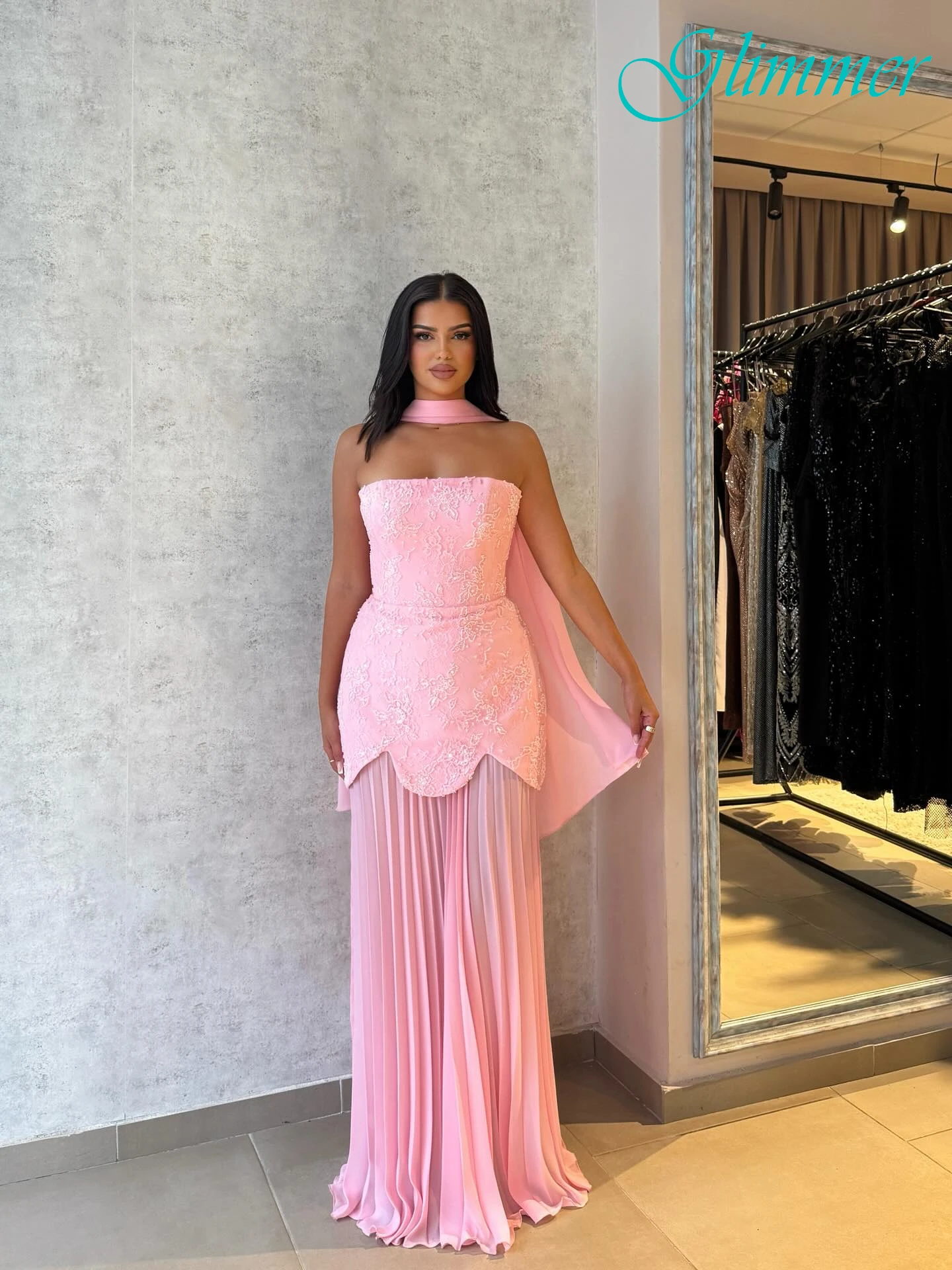 

Прямое элегантное вечернее платье без бретелек без рукавов по индивидуальному заказу, классические нежные платья знаменитостей, вечернее платье высокого качества