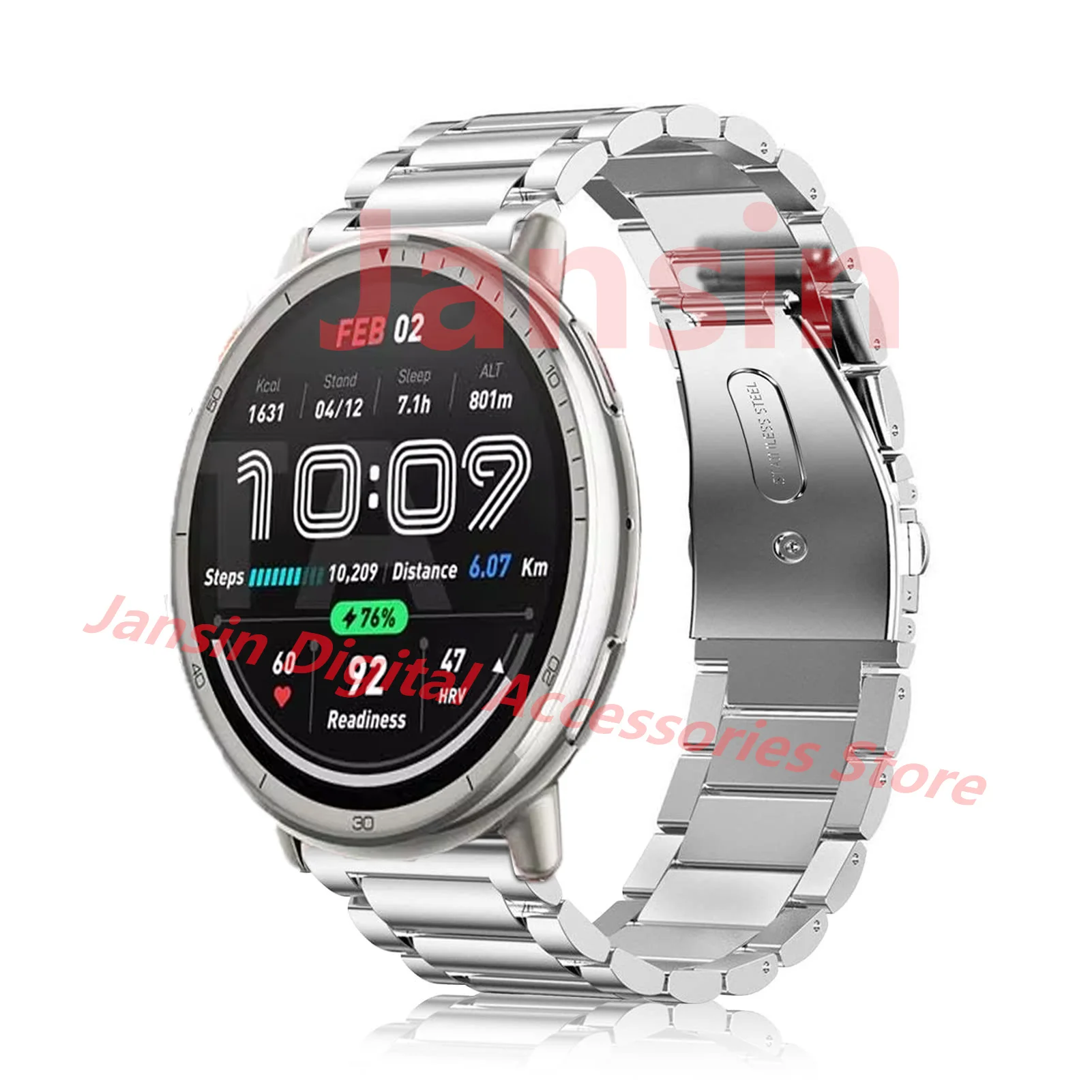 ل Amazfit نشط 2 حزام المعادن الأعمال سوار 20 مللي متر الفرقة لسامسونج غالاكسي ساعة 7 6 5 4 40/44 مللي متر MoonSwatch حزام الساعات #2