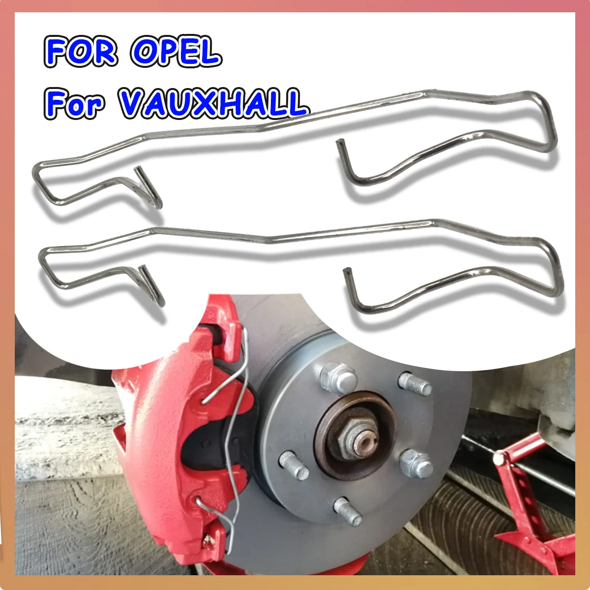 

Brake Pads Fittings Caliper Spring Fit Retainer Anti-Rattle Clip For Opel Vauxhall Astra G Calibra A Corsa C Meriva A Omega B