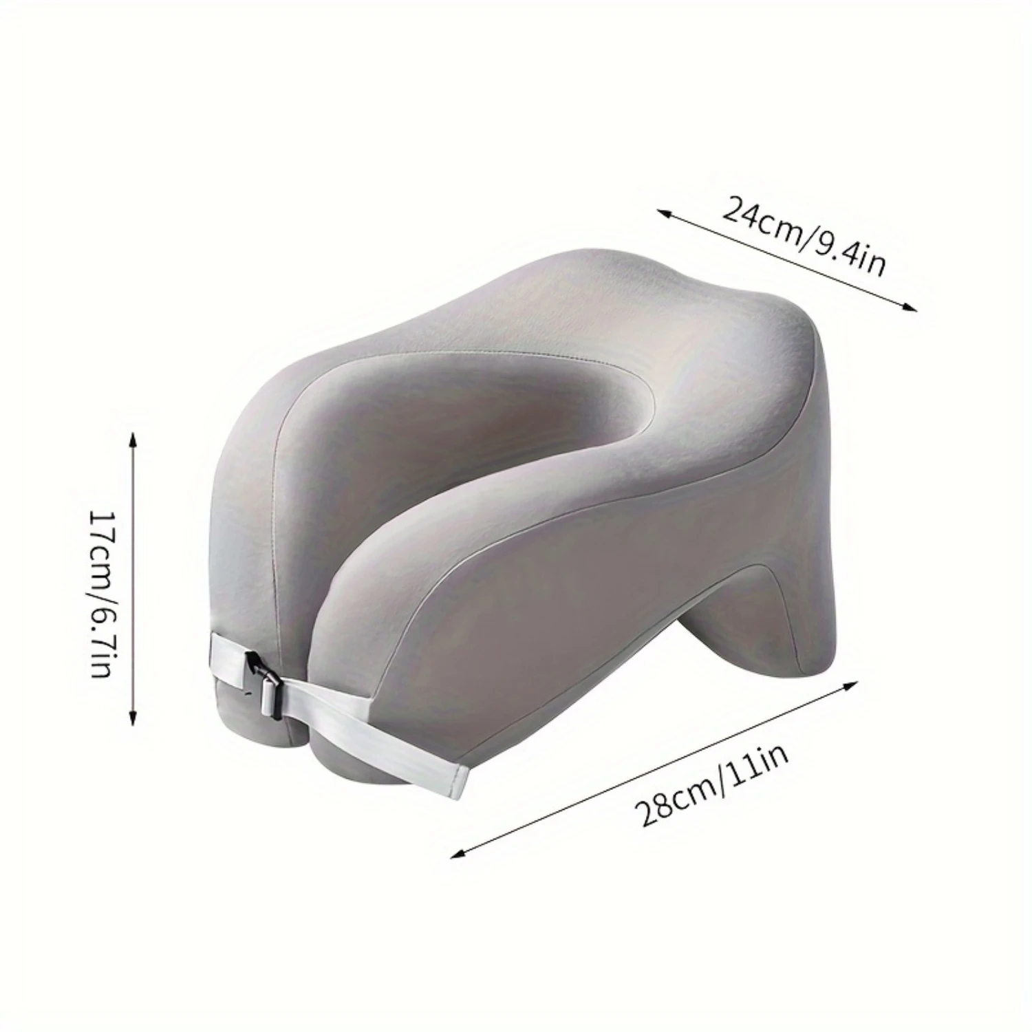

1pc U-shaped Travel Neck Pillow, Memory Foam Pillow Core, Soft And Comfortable, Fit To Relax The Neck, Lightweight Neck Protecti