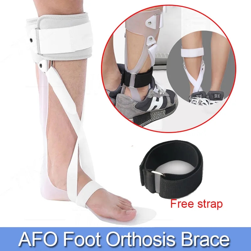 Adjustable AFO Foot Ankle Brace Orthosis Ankle Wrap Corrector Brace Relief Pains Feet Protection