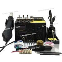 852D++ 2 in 1 SMD Rework Station Hot Air Gun Soldering Station Desoldering Station 220V 110V