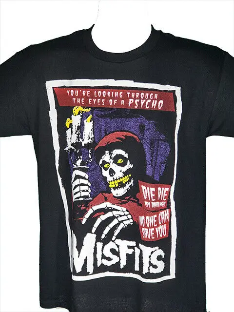 MISFITS - DIE DIE MY DARLING - NEW Band Merch Black T-shirt