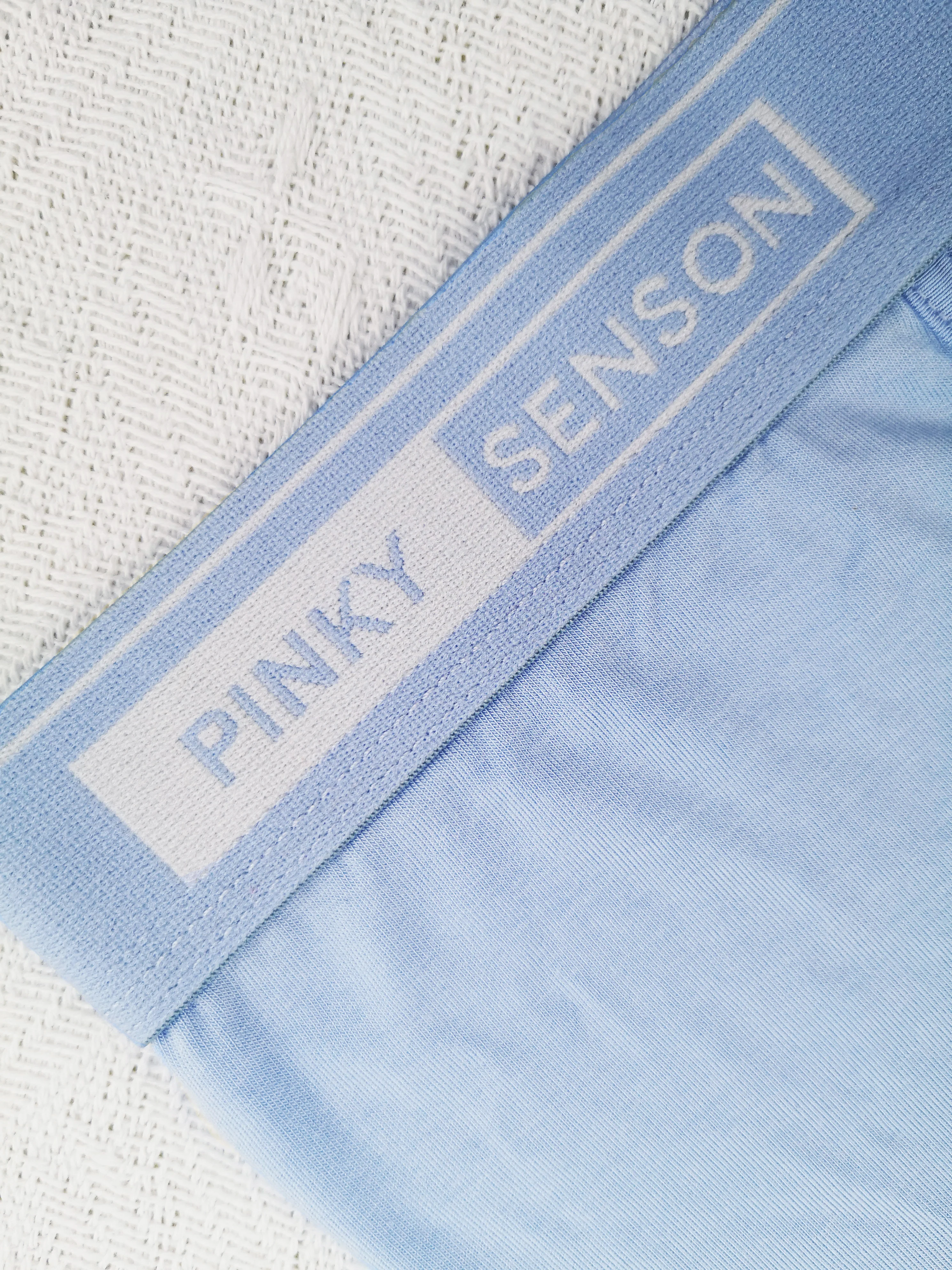 Conjunto de boxers masculinos de 8 peças |   Bloco de cores minimalista preto e azul claro, respirável e adequado para a pele como "segunda pele respirável"