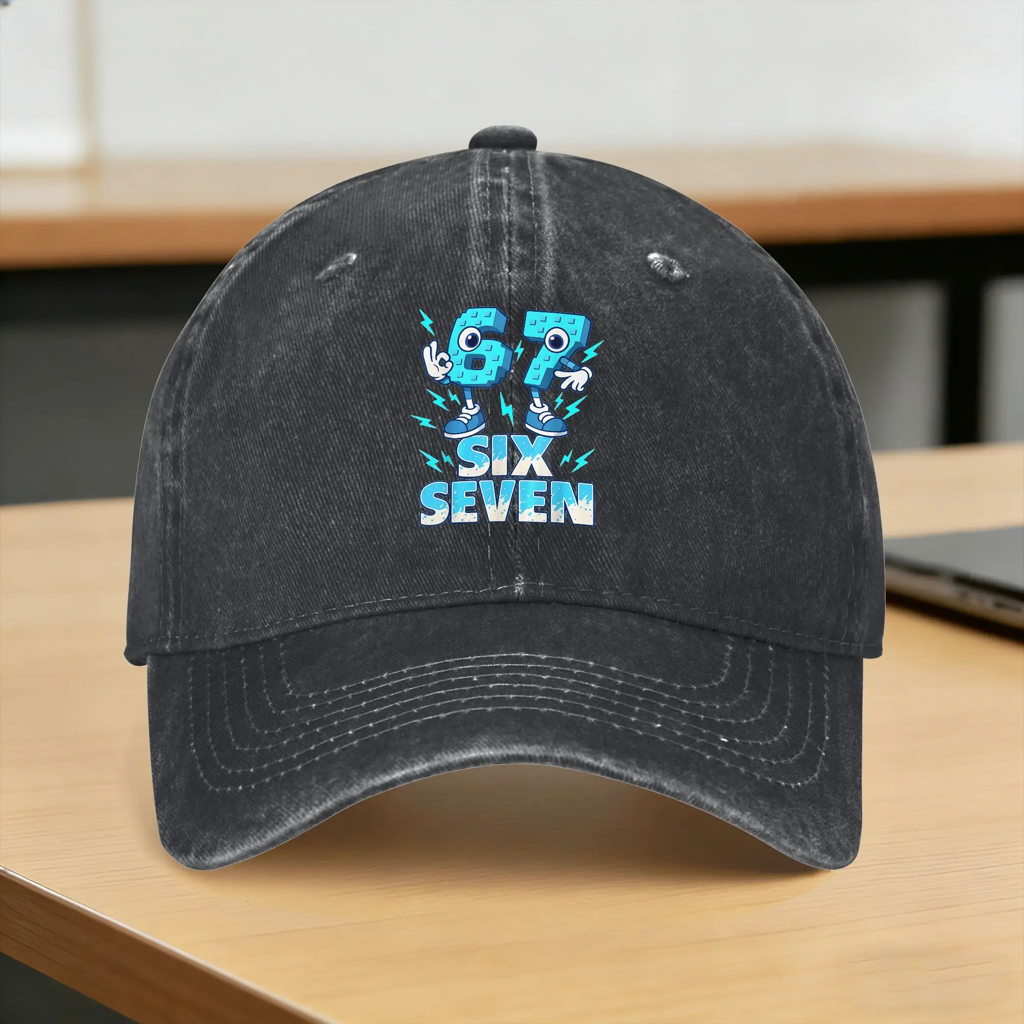 67 Six Seven 6-7 Funny Italian Brainrot Gaming Meme Casual Baseball Cap Tennis Skate Trucker Hat Spring Men Trendy Baseball Caps