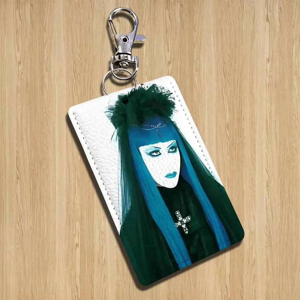 Mana Malice G-Gothic MizerS Halter für Bank, Business, Arbeitskartenhalter, Studentenkartenetui, Buskarten-Schlüsselanhänger