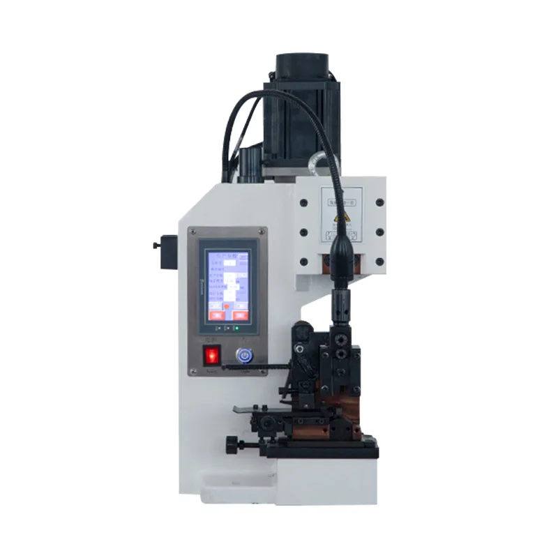 Silent terminal line tube type four-point crimping machine servo six sides