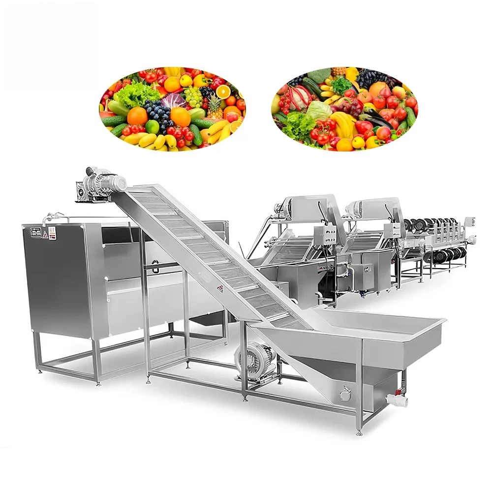 Food-Grade Fruit Vegetable Washer for Fresh Produce Processing Line