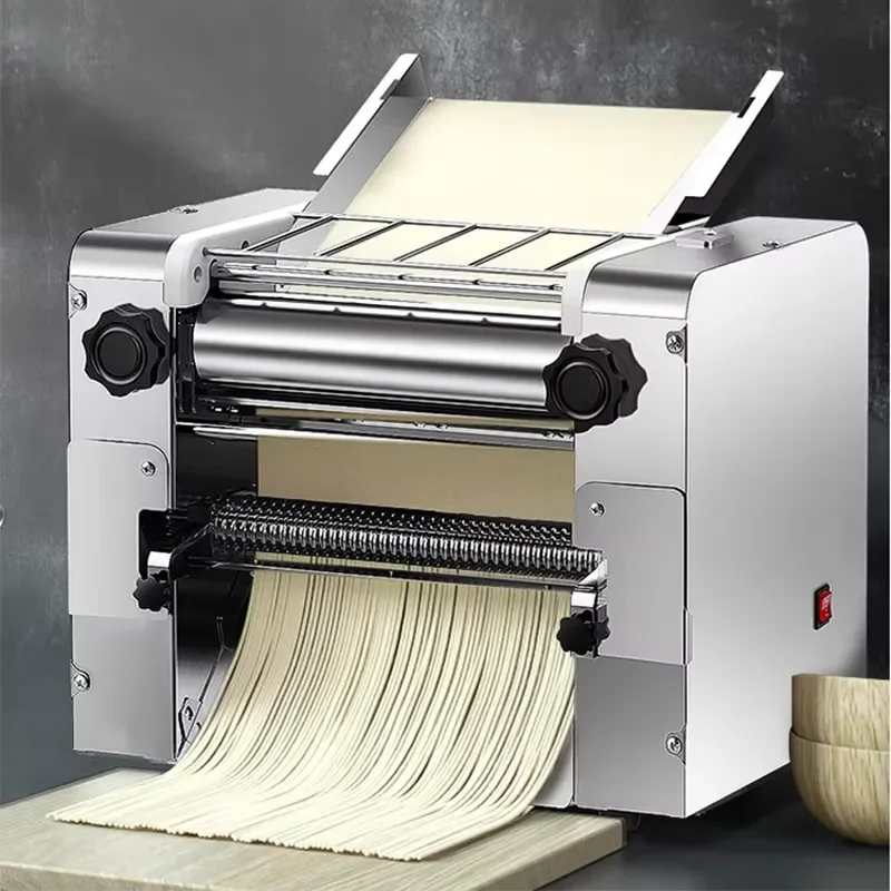 Electric Noodle Maker Machine Household Pasta Cutter for Spaghetti, Fettuccine, Dumpling Wrappers