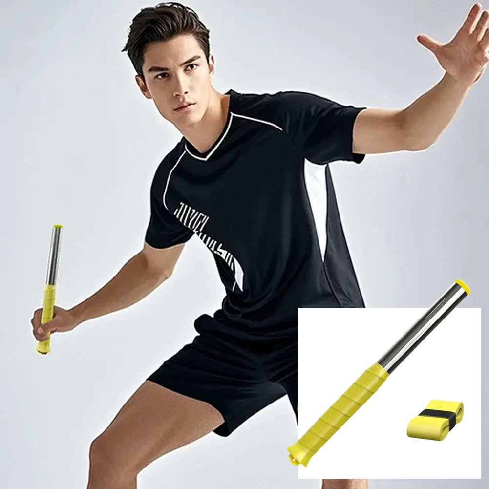 1pc Badminton Swing Trainer Solo Training Aid Forehand Backhand Gesture Correction Tool Power Practice Equipment for Beginner