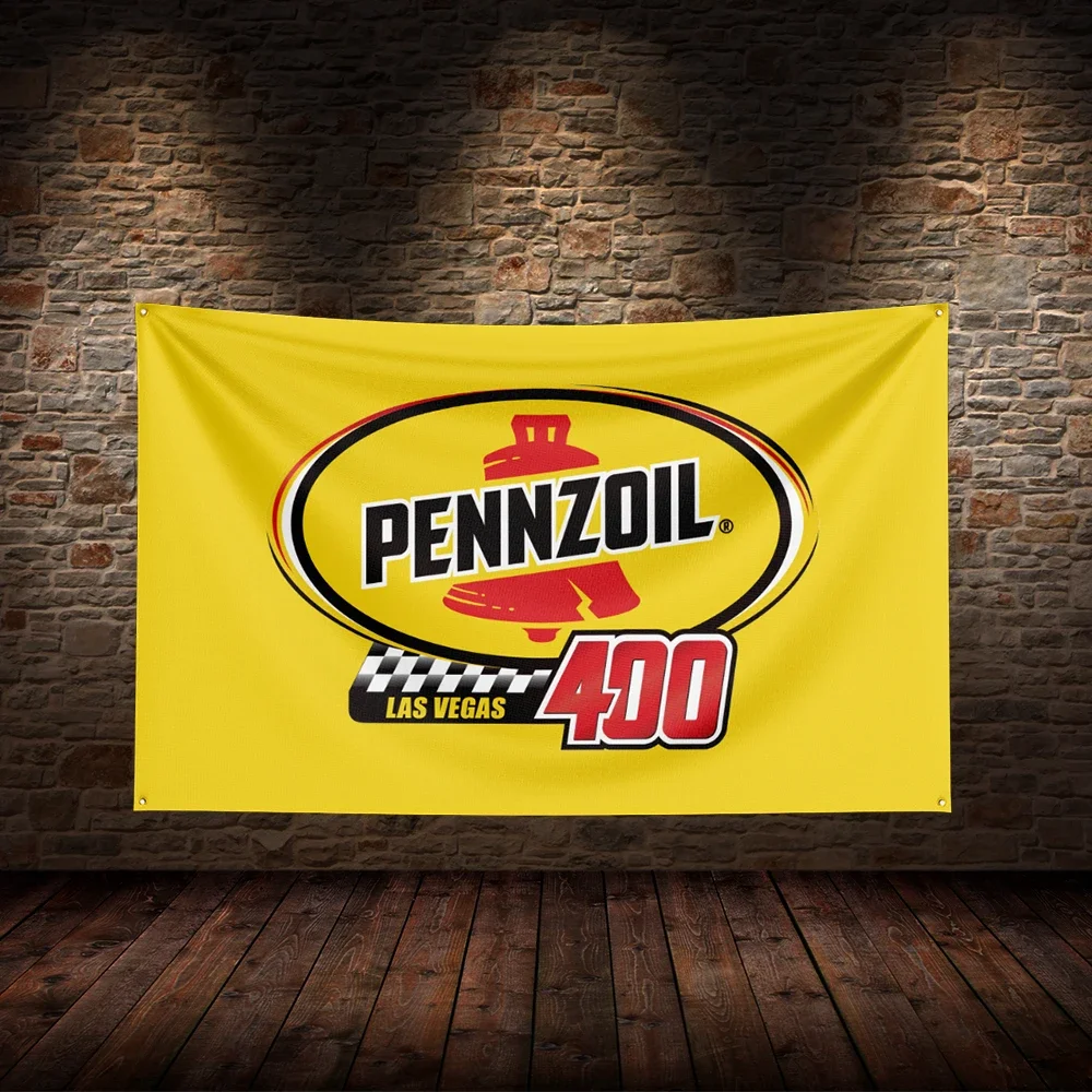 3x5 Ft P-Pennzoils  Flag Polyester Printed Car Flags for Room Garage Decor