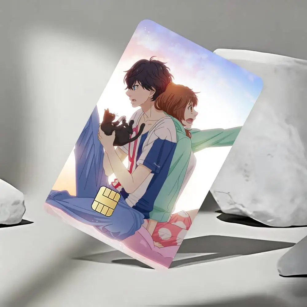 Anime A-Ao Haru Ride Sticker Decoration Creative Bank Card Bus Metro Waterproof Sticker