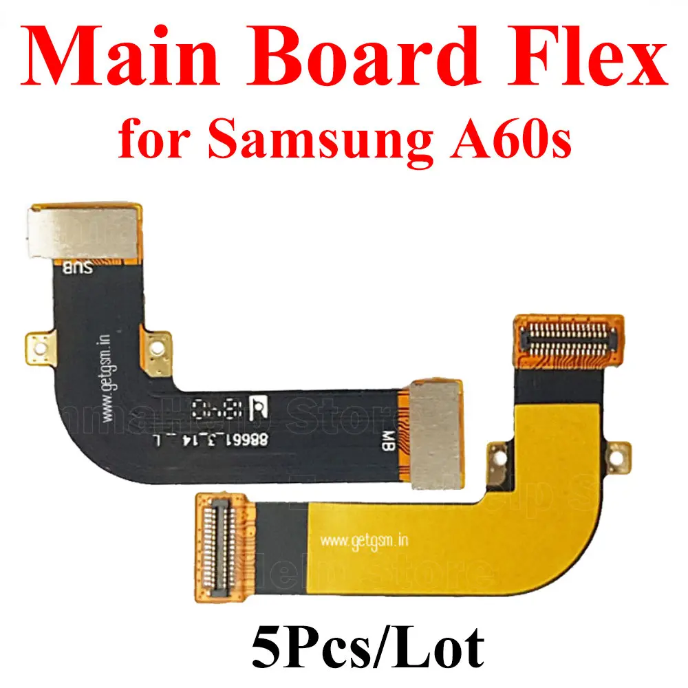 5Pcs/Lot Main Board Charging Flex Cable For Samsung Galaxy A10 A20 A30 A40 A50 A60 A70 A80 A90 S Motherboard Connector Repair