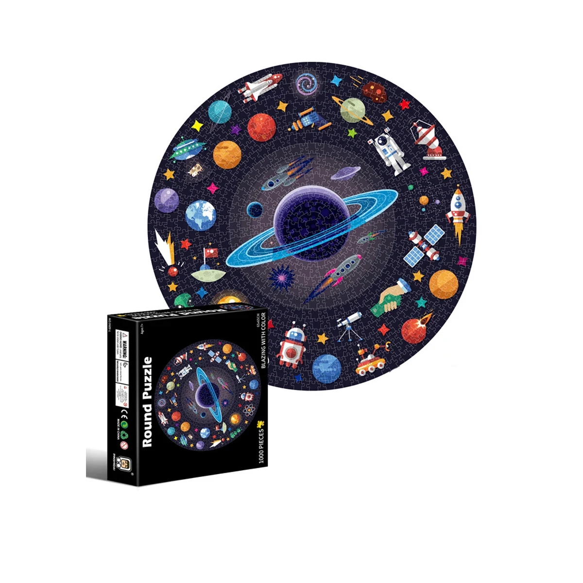 Adult Puzzle 1000 Pieces Large Size Challenge Gift Fidget Toy Teen Brain Game Home Decoration Paper Jigsaw DIY