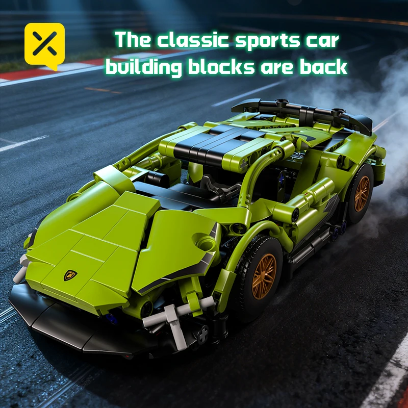

Набор строительных блоков ToylinX Technical Racing Car, 321 деталей, спортивный автомобиль, модель для самостоятельной сборки, игрушки-транспорт для мальчиков, подарок на день рождения