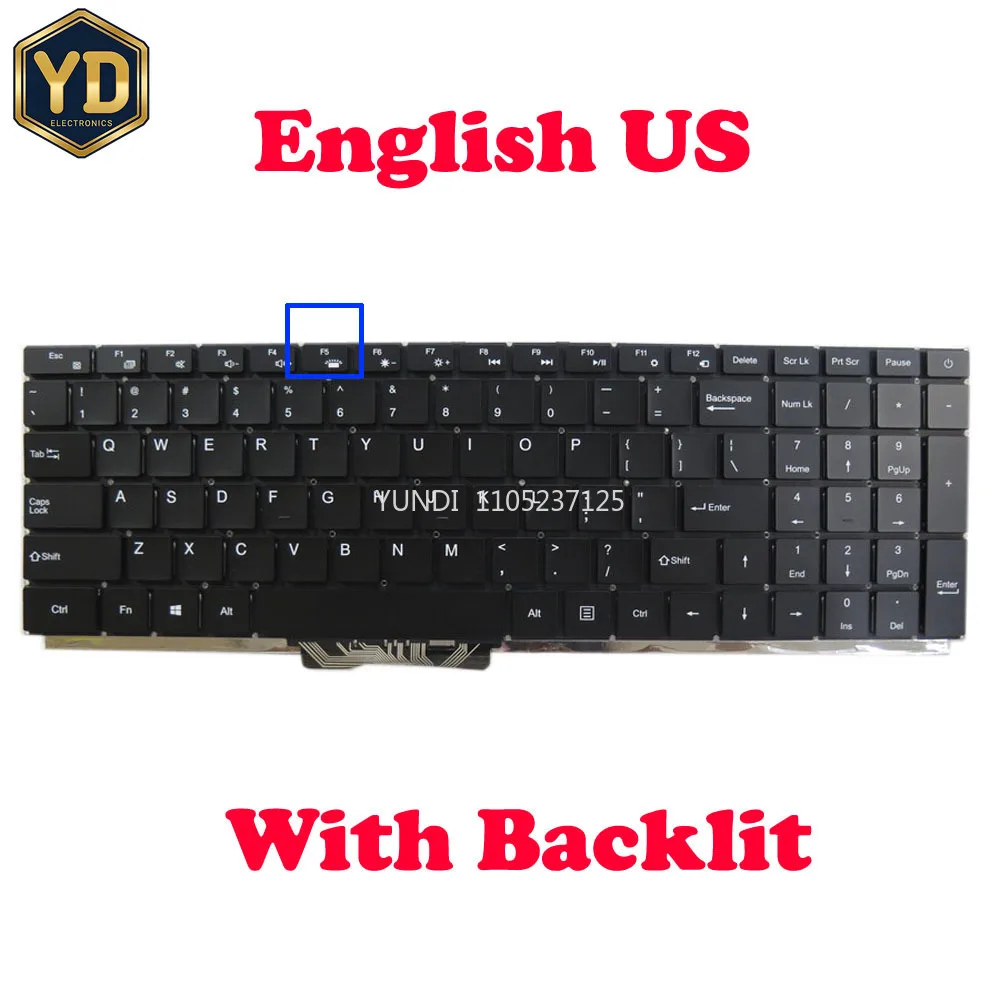 YD Backlit / No Backlit US FR Keyboard For ACD 15T ( AH15TI2586WB ) Black Rose-Gold English US French FR Without Frame New