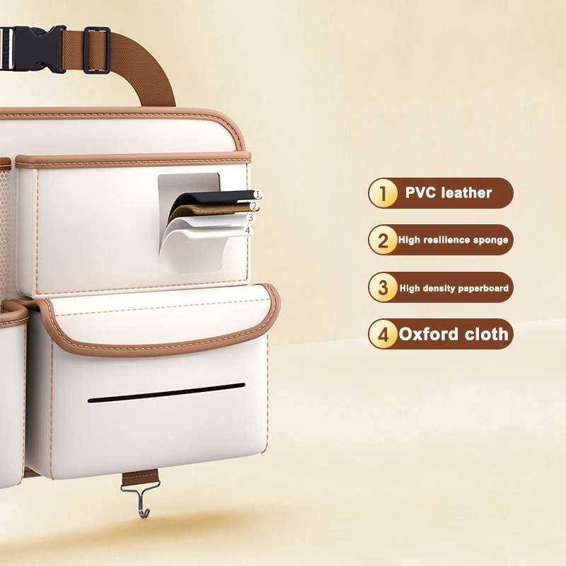 Car seat back storage bag Car seat back storage bag Car multi-function car interior tissue box Storage box originality