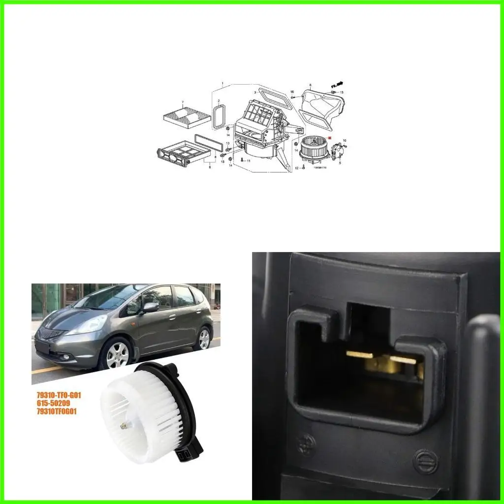 

Air Conditioning Fan Motor Car HVAC Blower Motor for FIT 2009-2014 Auto Part