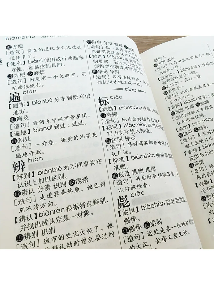 Book-Winshare Dictionary Of Synonyms Synonyms Antonyms Word Combinations and Sentence Creation For Elementary School Students