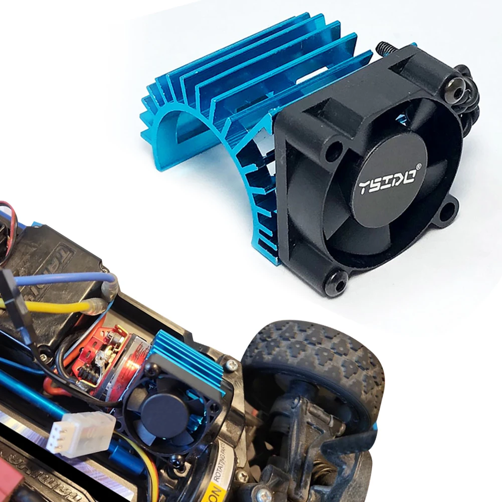 

RC 380 390 2838 2845 2847 Motor RC Cooling Fan Cover Heat Sink Cooling Fan for Wltoys 124017 124016 144010 Model Cars Parts